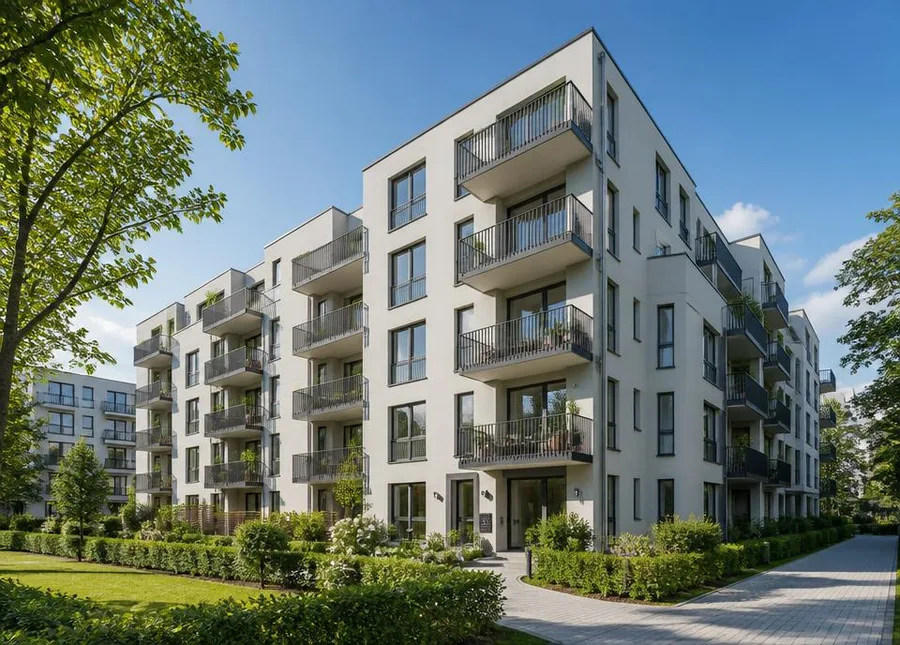 Gepflegtes Mehrfamilienhaus einer Wohnungseigentümergemeinschaft in München